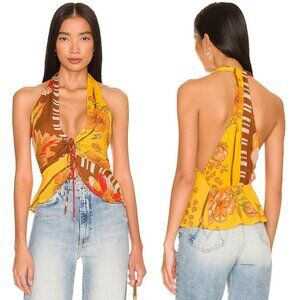NWT New Free People Hot Tropics Mango Combo Tank Size XS